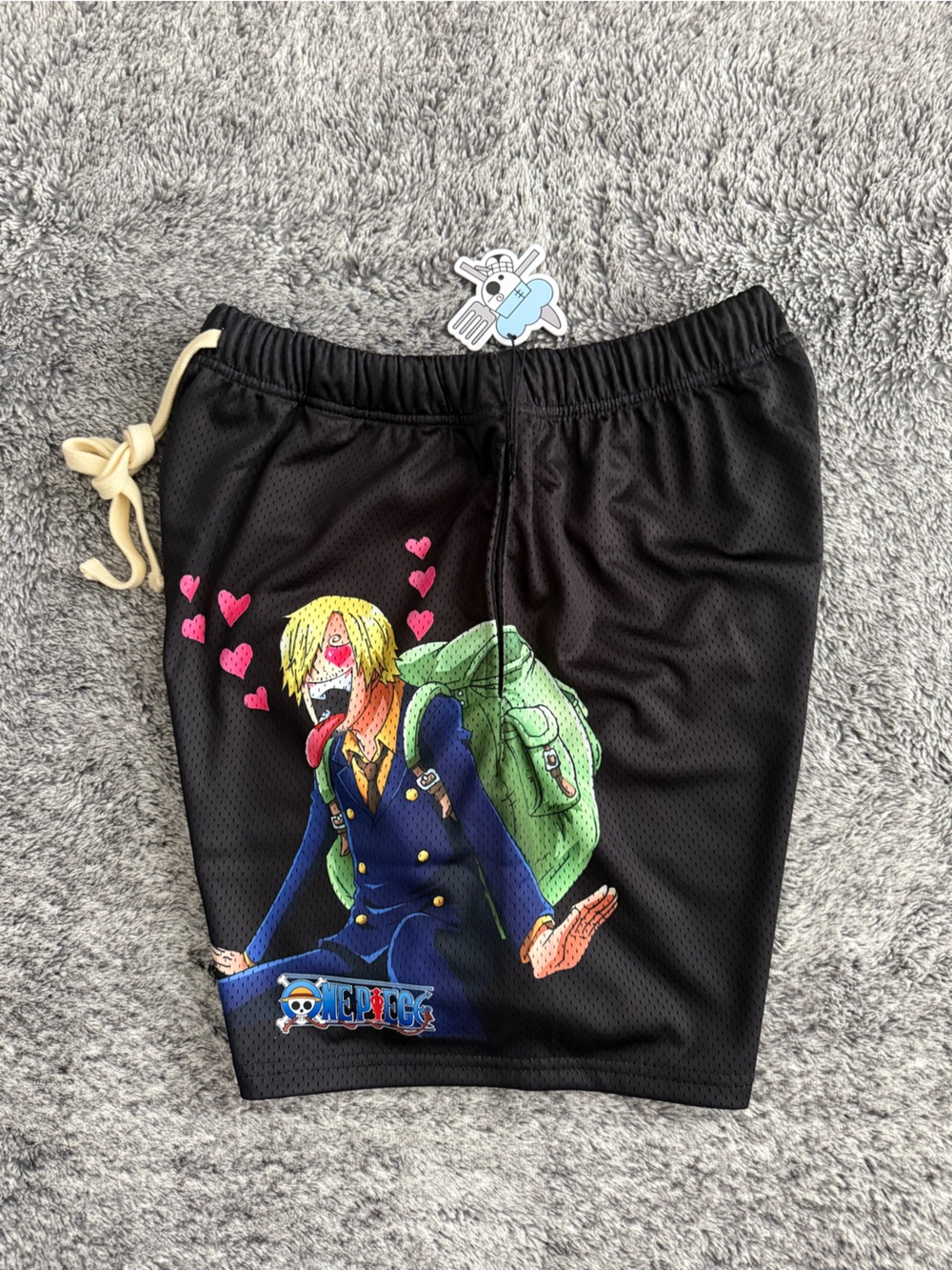Men’s Civil Regime x One Piece Shorts, Player of Chaos, Heavyweight, Size M, NWT
